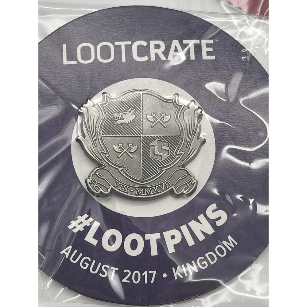 3‎ Loot Crate Pins 2018 The Big Lebowski, 2017 Kingdom & Explore Set of 3 Pins